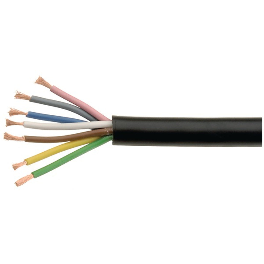 TieDex UK Twisted &amp; Multipair Industrial Cable 0.5 mm² 100 m Black Sheath Polyvinyl Chloride