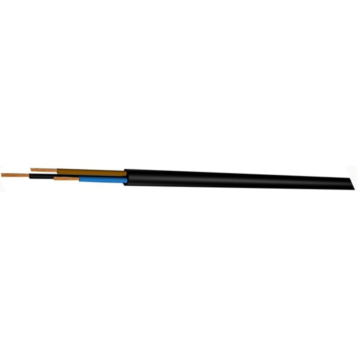 TieDex UK Twisted & Multipair Industrial Cable 0.09 mm² 100 m Black Sheath Polyurethane