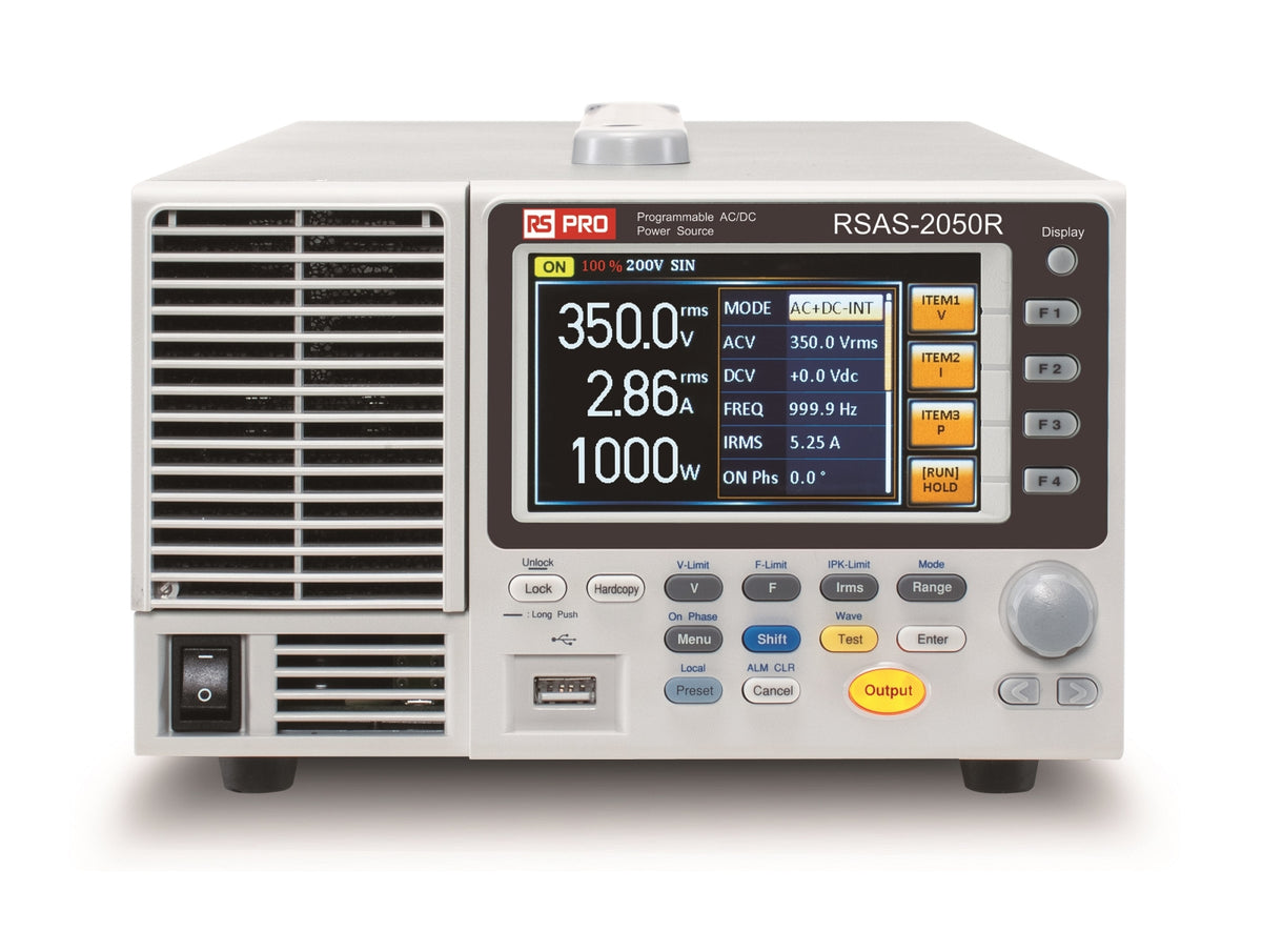 TieDex UK Digital Bench Power Supply, 1-Output 175 V to 500V dc, 1 kVA, 10 A Max