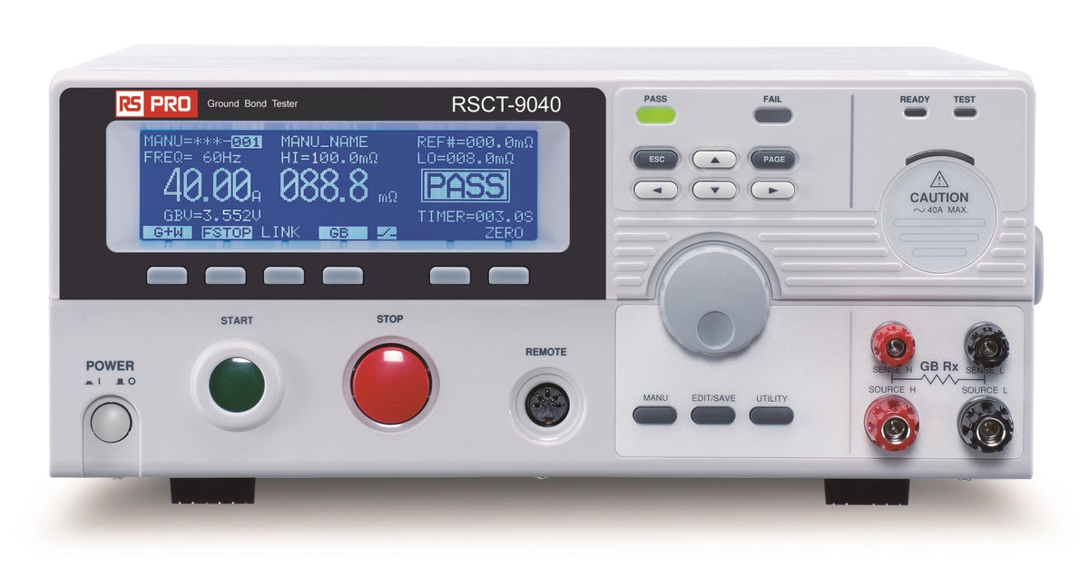 TieDex UK RSCT-9040 Earth Tester, 650 mΩ