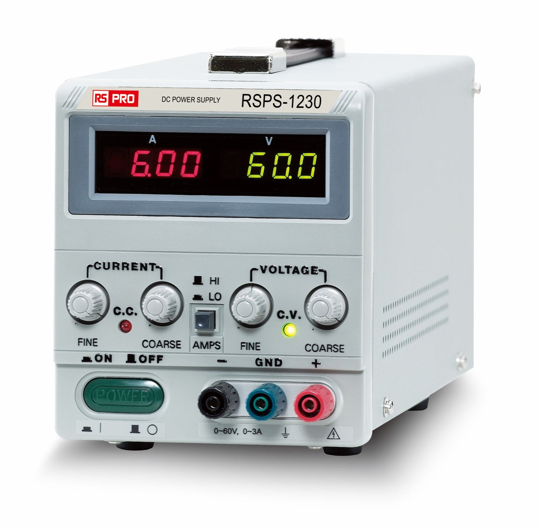 TieDex UK Digital Bench Power Supply, 1-Output 0 V ac to 12V, 360 W, 30 A Max