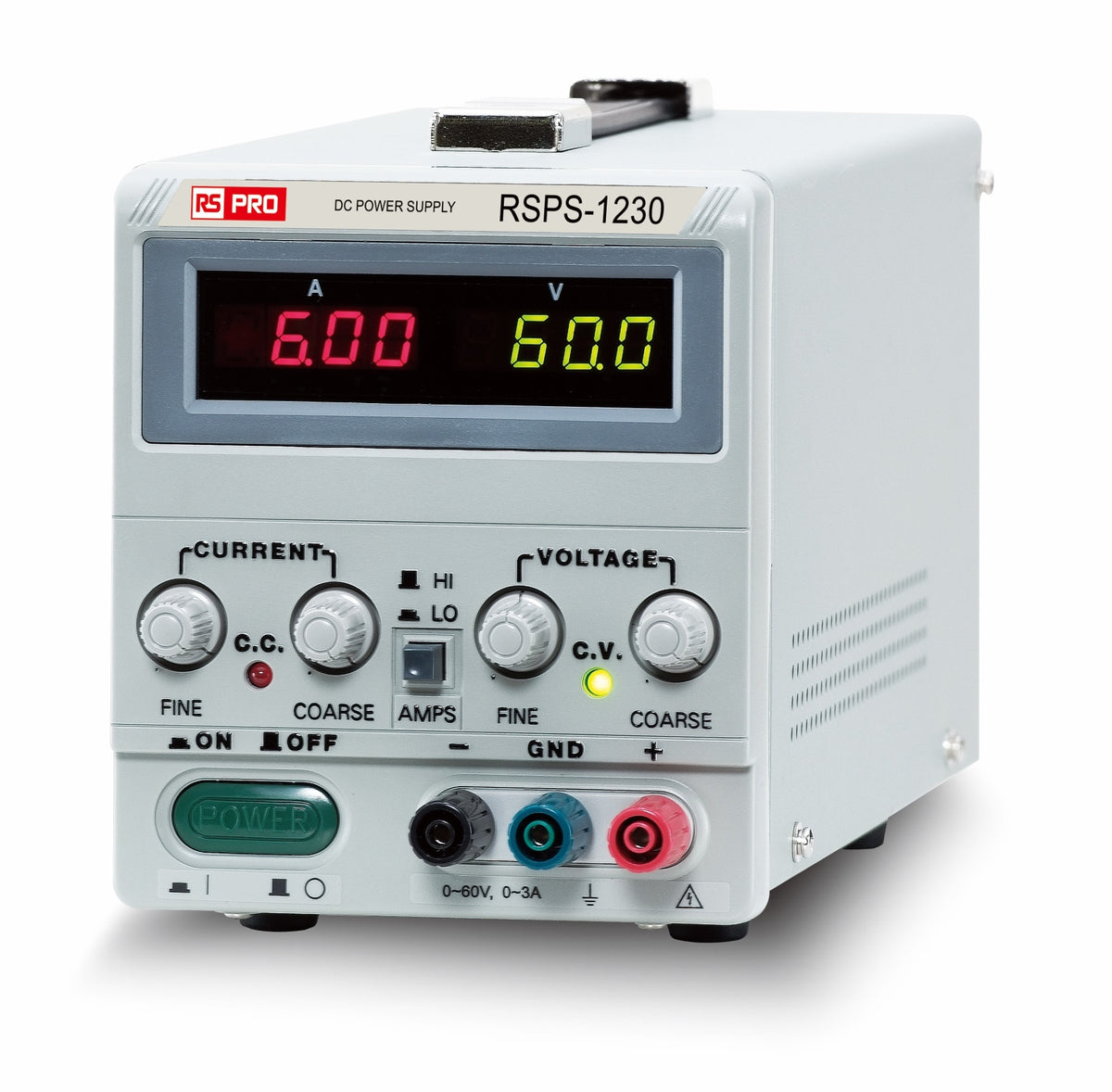 TieDex UK Digital Bench Power Supply, 1-Output 0 V ac to 12V, 360 W, 30 A Max