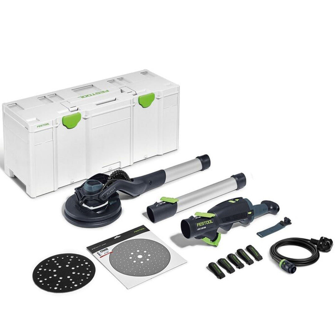 Festool LHS 2 225 EQI-Plus 225mm PLANEX Long Reach Sander 230V GB In Systainer - 576637