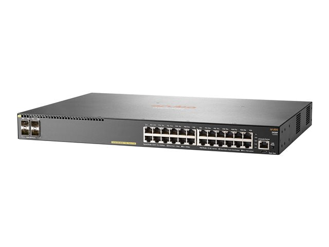 TieDex UK HPE Aruba 2930F 24G PoE+ 4SFP - switch - 24 ports - Managed - rack-mountable