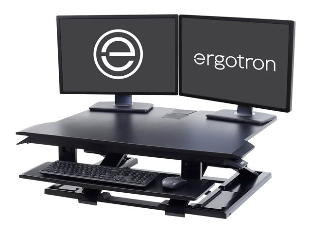 TieDex UK Ergotron WorkFit-TX - standing desk converter - rectangular - black