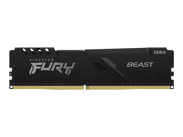 TieDex UK Kingston FURY Beast - DDR4 - kit - 32 GB: 4 x 8 GB - DIMM 288-pin - 3200 MHz / PC4-25600 - unbuffered