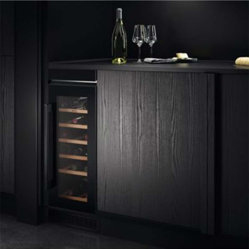 Built Under 30cm Wine Cooler Cabinet - Black - AWUS020B5B