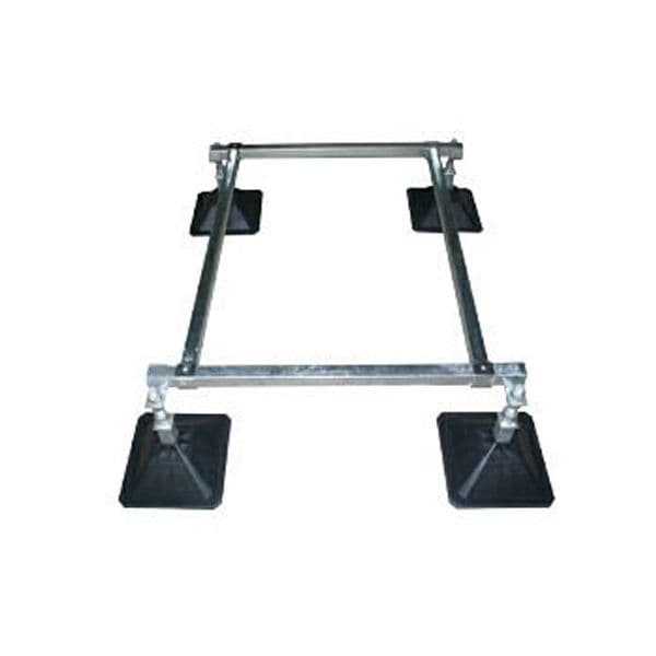 BBJ Air Conditioning Unit Rooftop Support Frame 1m x 1.3m For HVAC, Solar And Access Equipment