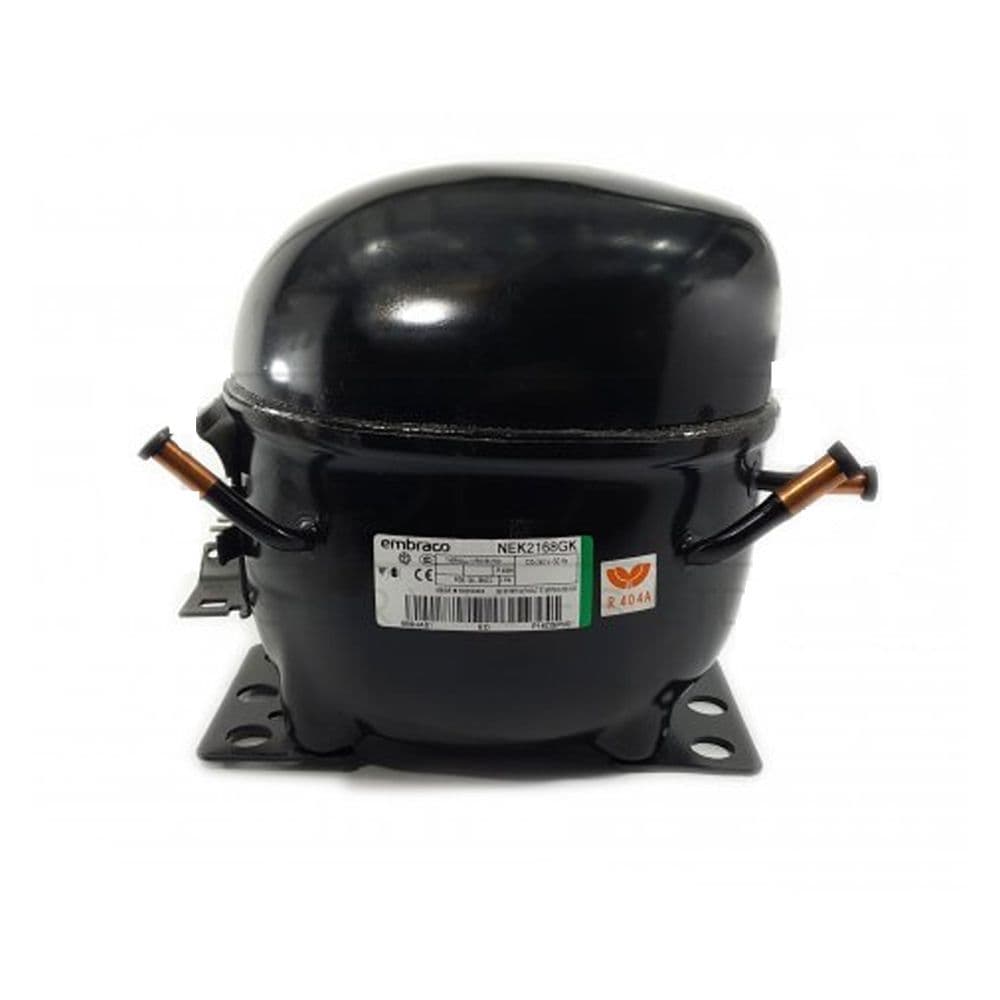 Aspera / Embraco NEK2168GK Refrigeration Compressor R404a LBP 14.3CC 3/4Hp Tube 240V~50Hz