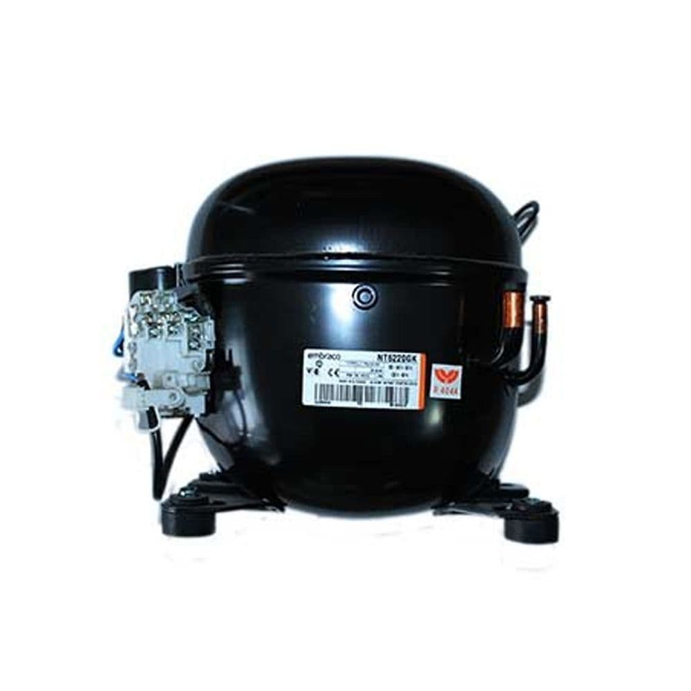 Aspera / Embraco NT6222GK Refrigeration Compressor R404a MHBP 20.4CC 7/8Hp Tube 240V~50Hz