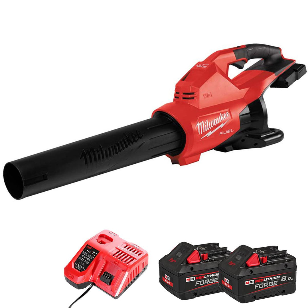 Milwaukee M18F2BL-0 36V Fuel Brushless Dual Battery Blower with 2 x 8.0Ah Battery &amp; Charger