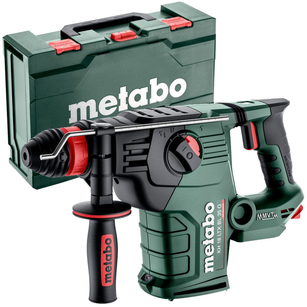 Metabo KH 18 LTX BL 35 Q 18V Brushless 3 Mode SDS+ Rotary Hammer Drill Body Only & Metabox 600813840
