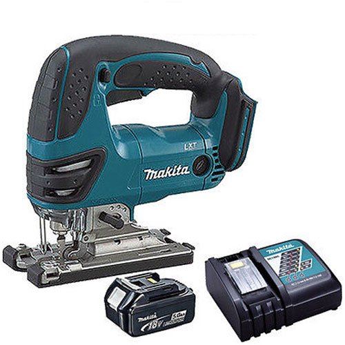 Makita DJV180Z 18V LXT Li-ion Jigsaw with 1 x 5.0Ah Battery &amp; Charger