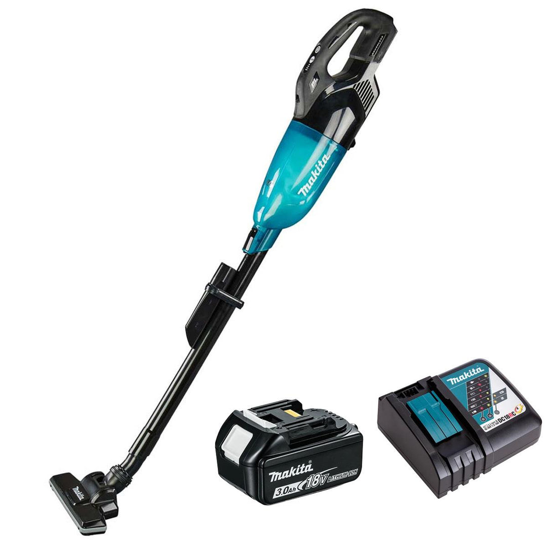 Makita DCL284FZB 18V LXT Brushless Vacuum Cleaner with 1 x 3.0Ah Battery & Charger