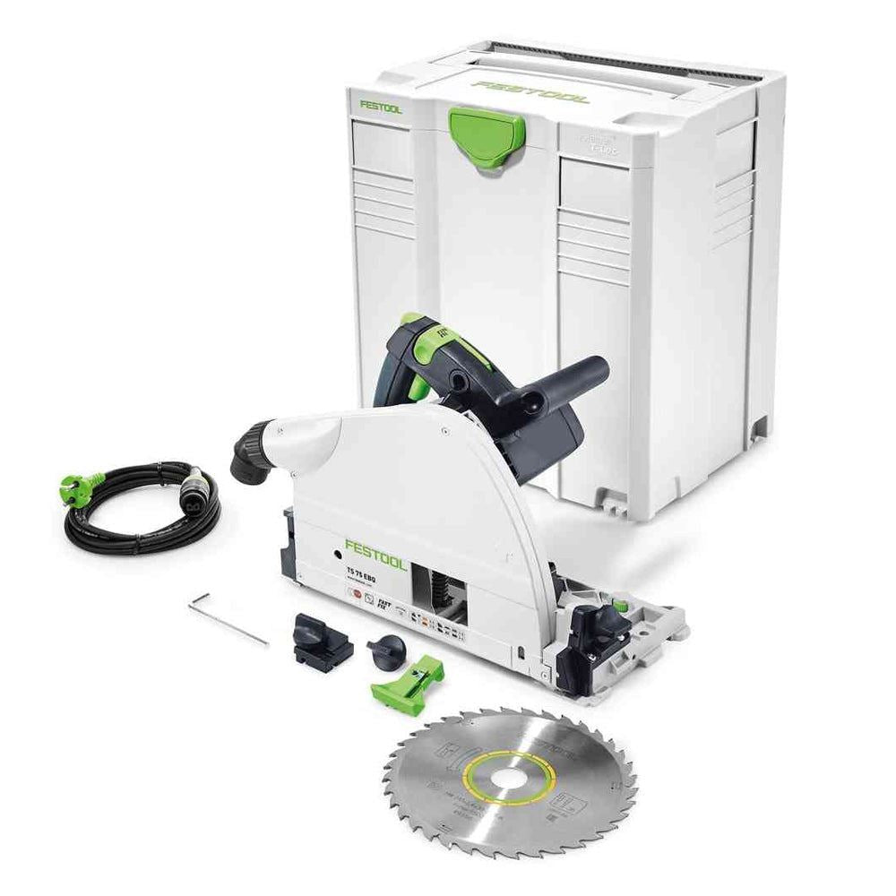 Festool TS 75 EBQ-Plus 230V GB Circular Plunge Cut Saw In Systainer - 576114