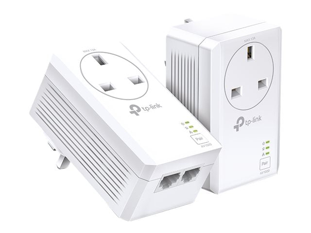 TieDex UK TP-Link TL-PA7027P V1 Starter Kit - powerline adapter kit - wall-pluggable