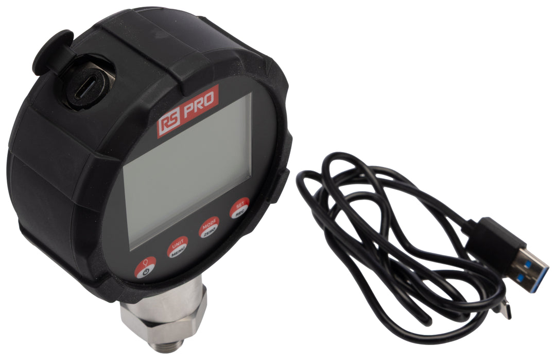 TieDex UK Pressure Sensor Pressure Gauge, Digital Output 0 bar, Compound Reading 400 bar
