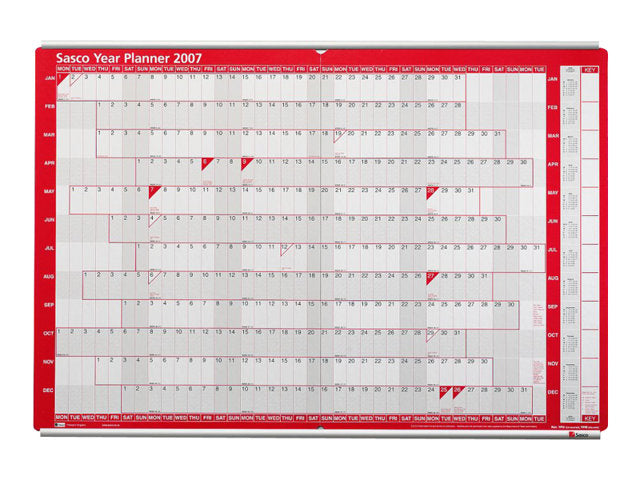 TieDex UK Sasco calendar wall mounting kit - aluminium