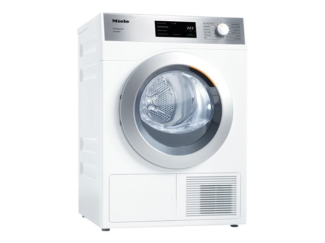 TieDex UK Miele Professional PDR 1108 SmartBiz HP [EL] dryer - front loading - freestanding - lotus white