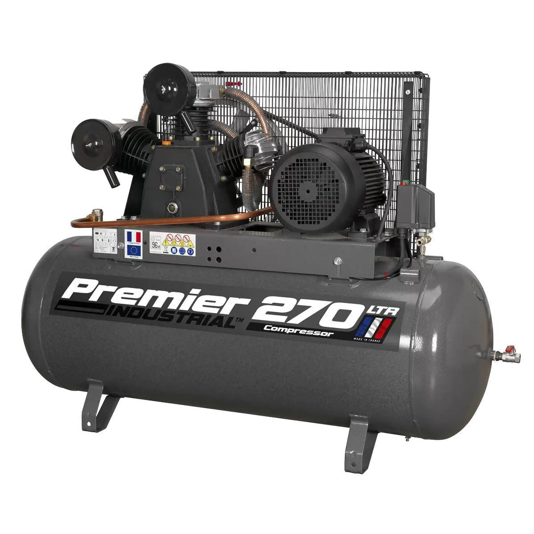 Sealey SAC32775B 270L Belt Drive Air Compressor 415V