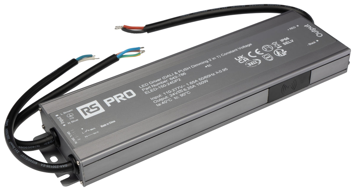 TieDex UK, 24 V Output, 150 W Output DALI2