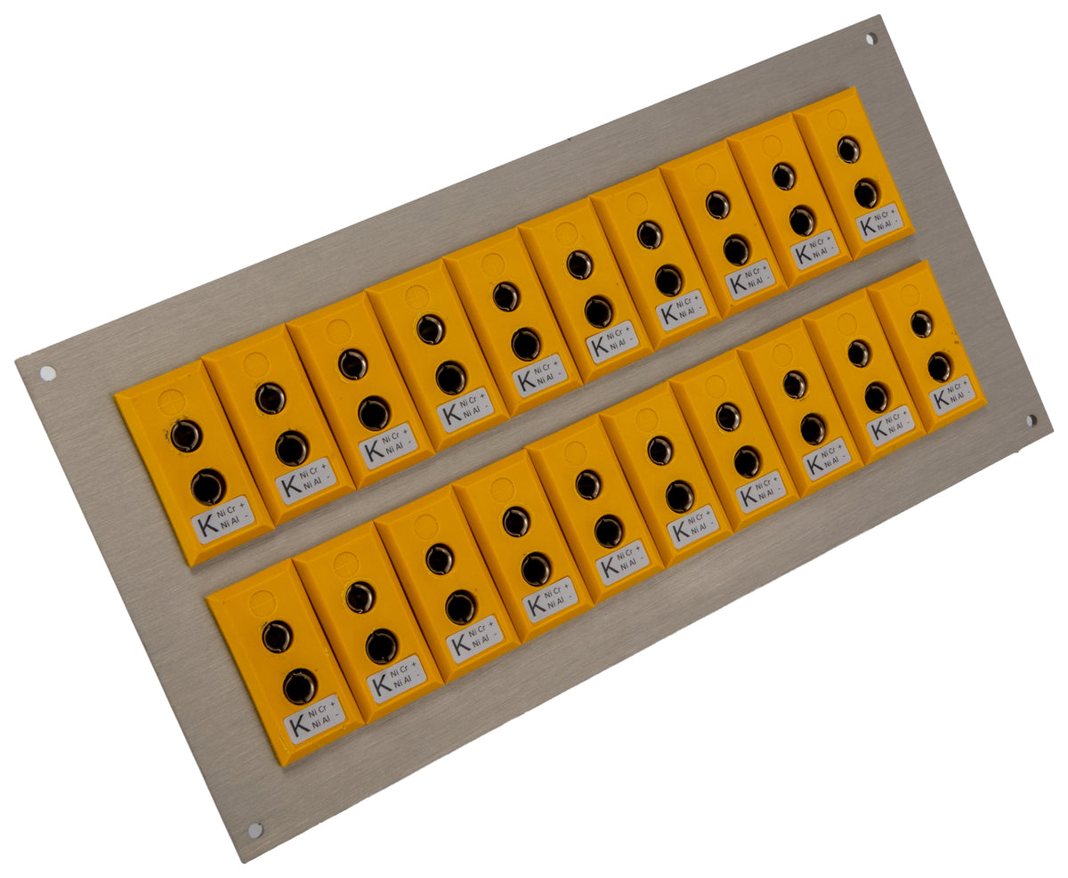 TieDex UK Thermocouple Connector Panel for Use with Fascia, RoHS Standard
