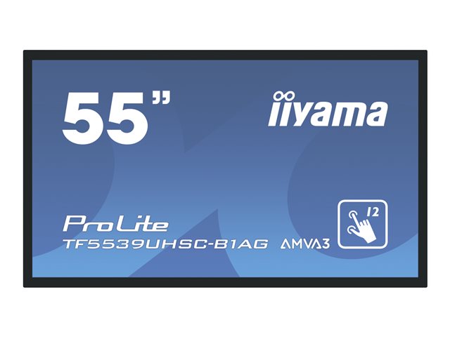 TieDex UK iiyama ProLite TF5539UHSC-B1AG 55" LED-backlit LCD display - 4K - for digital signage / interactive communication