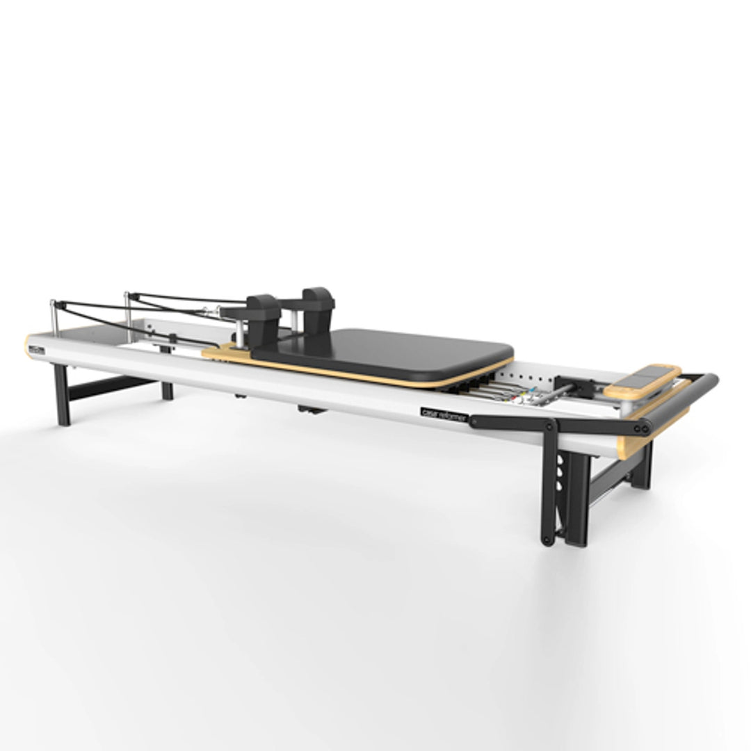 Peak Pilates casa™ Reformer home Pilates practice, backed by the quality and innovation found only with Peak Pilates®