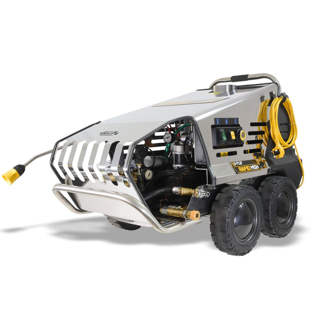 V-TUF Rapid MSH240V 9L/min Professional Hot Water Pressure Washer 120Bar &amp; 1770psi
