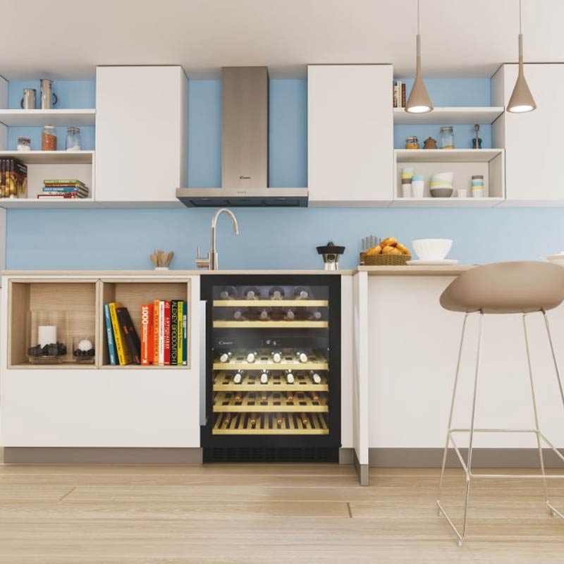 DiVino 60cm Wine Cooler - Black - CCVB 60D UK/N