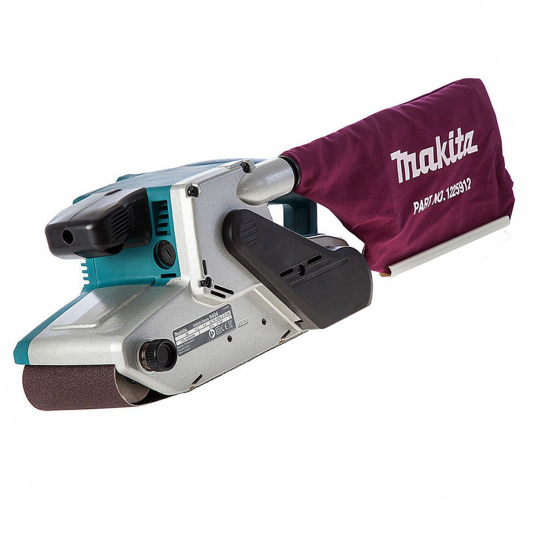 Makita 9404/1 100mm x 610mm (4" x 24") Super Duty Belt Sander & Dust Bag 110V
