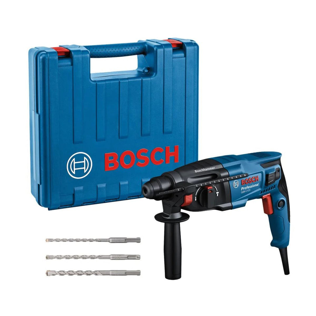 Bosch GBH 2-21 SDS-Plus Professional Rotary Hammer 110V/720W for Concrete, Stone, and Masonry Tasks 06112A6061