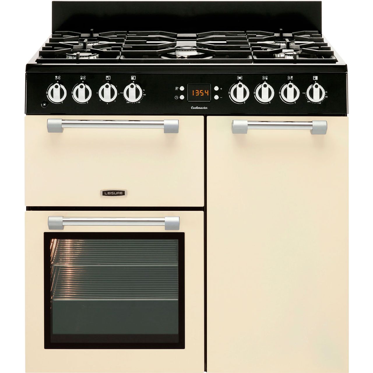 Leisure Cookmaster CK90G232C 90cm wide Gas Range Cooker - Cream