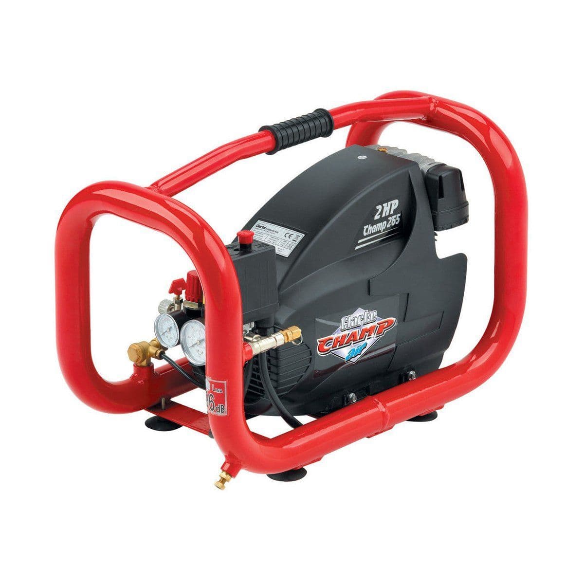 Clarke Champ 2.4Litre 2HP 145psi 7.6cfm Air Compressor 110V~50Hz