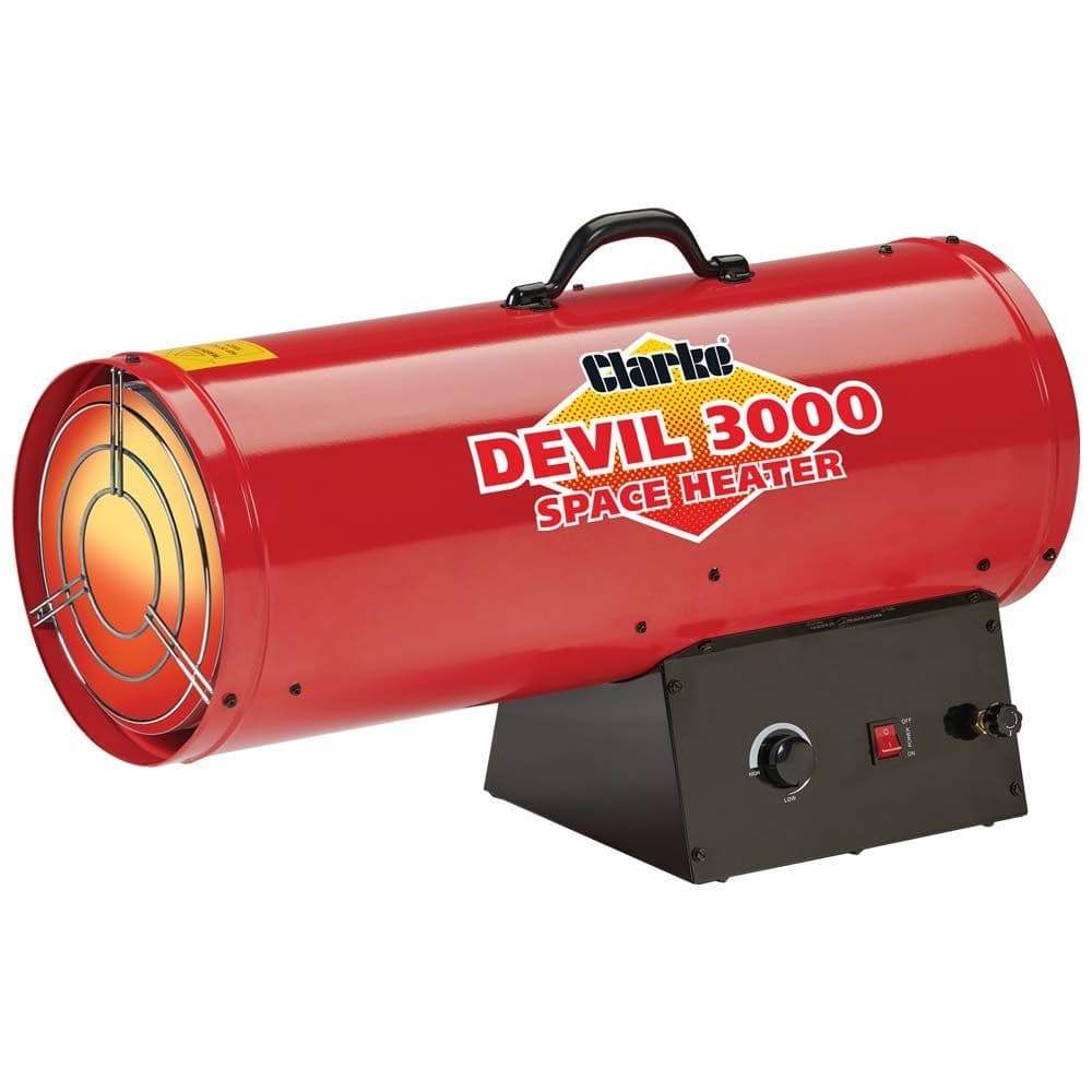 Clarke Devil 3000 Propane Gas Fired Space Heater 82Kw 240V~50Hz