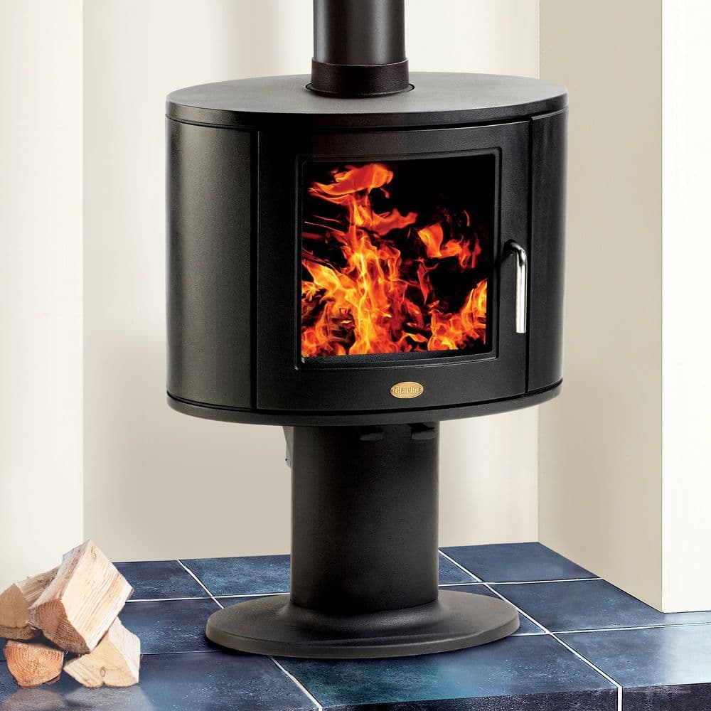 Clarke Dorchester Eco Design Cast Iron Wood Burning Pedestal Base 4.9kW/17000Btu