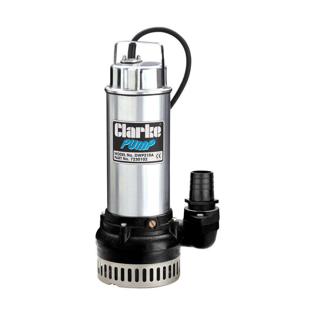 Clarke DWP210A 2 Submersible Dirty Water Pump With Float Switch 600 Litres/Min 110V~50Hz