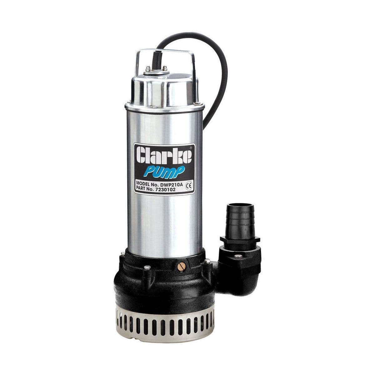 Clarke DWP210A 2 Submersible Dirty Water Pump With Float Switch 600 Litres/Min 110V~50Hz