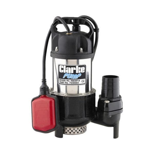 Clarke HSE301A 2" Heavy Duty Submersible Pump 300 Litres/Min 110V~50Hz
