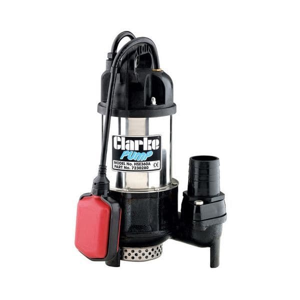 Clarke HSE360A 50mm Submersible Water Pump 360 Litres/Min 240V~50Hz