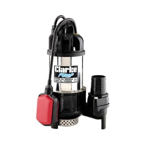 Clarke HSE361A 50mm Submersible Water Pump 360 Litres/Min 110V~50Hz