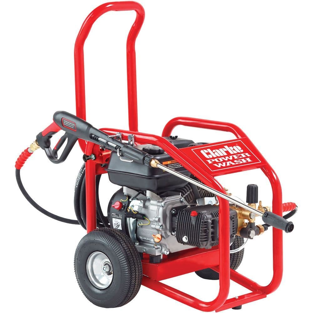 Clarke PLS195B 6.5HP Heavy Duty Petrol Pressure Washer 182 BAR 2640PSI EURO 5