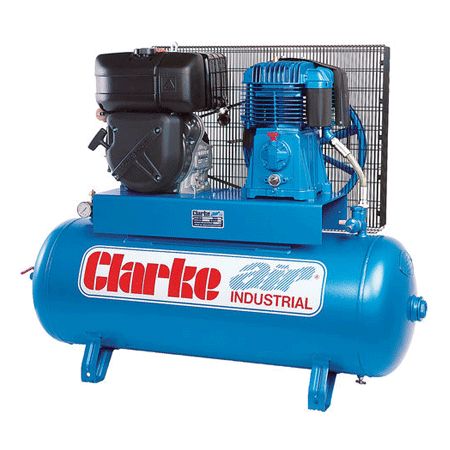 Clarke SD26K150 Diesel Driven Heavy Duty Stationary Air Compressor 150L 8.4hp