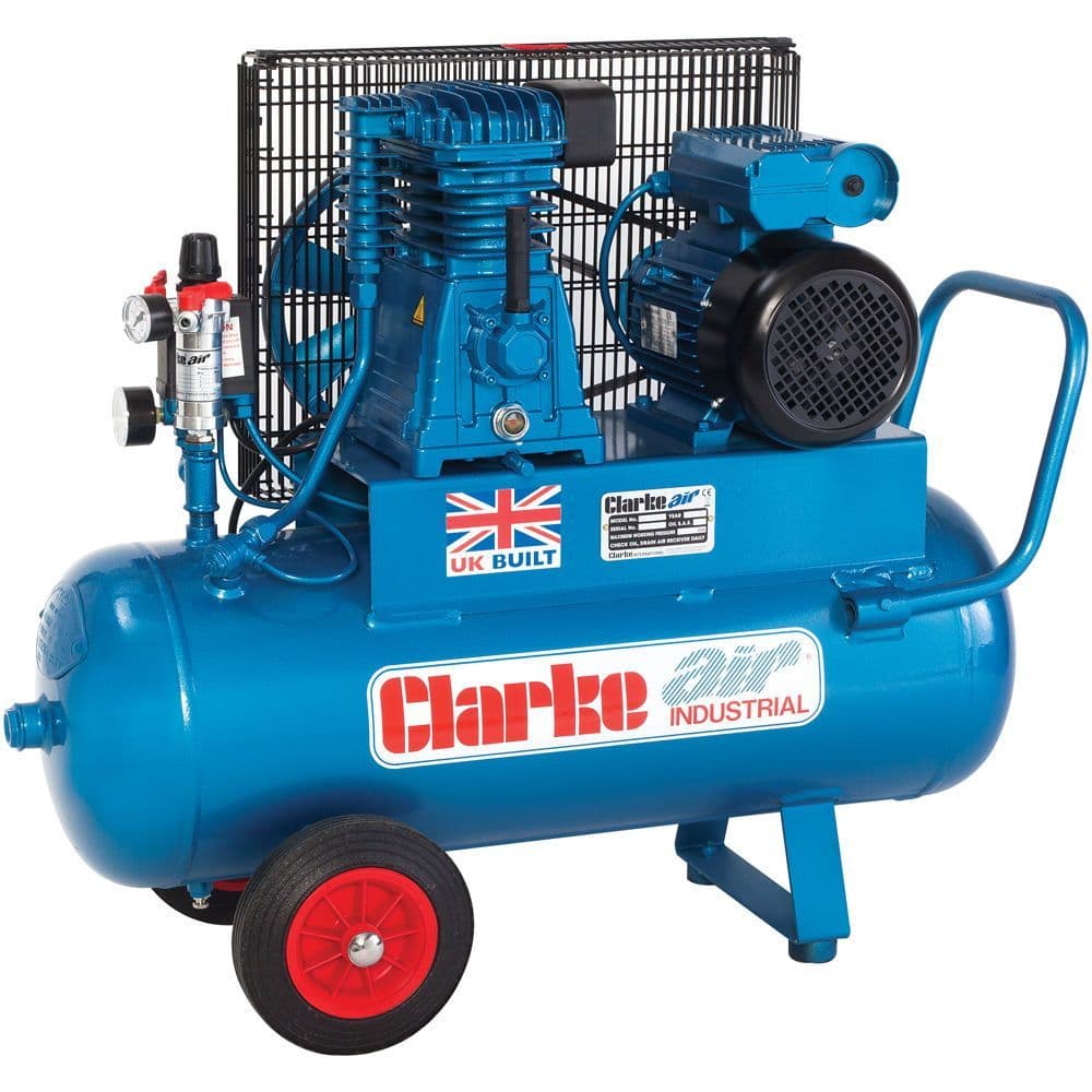 Clarke XEP15/50 (OL) Mobile Air Compressor 50L Receiver 14CFM 3Hp 220V~50Hz