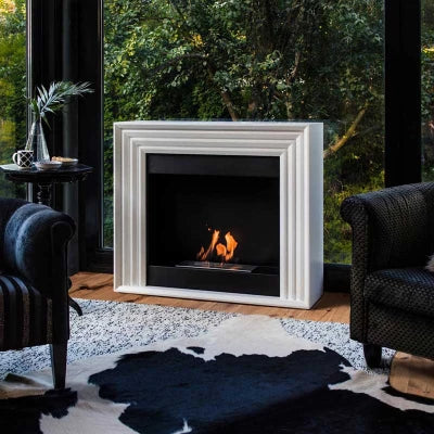 Crook Freestanding Bio Fireplace Freestanding Bioethanol Fireplace, Ventless Ethanol Fireplace,