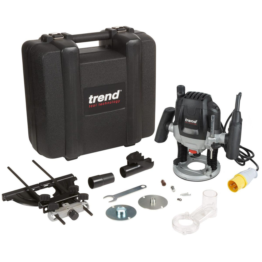 Trend T7ELK 1/2" Variable Speed Plunge Router 1750W 110V