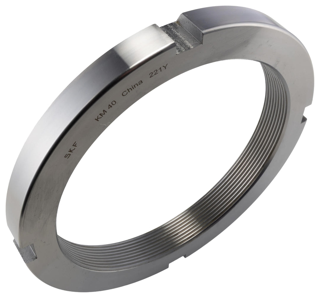 SKF Bearing Lock Nut and Locking Device Bearing Assembly For Use With Lock Washer, KM 40_KM 40