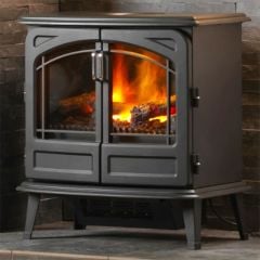 Dimplex Fortrose Optimyst Freestanding Electric Stove Fire - Black - FOR20