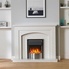 Dimplex Skeldon Optiflame Inset Electric Fire - Chrome - SKL20CH