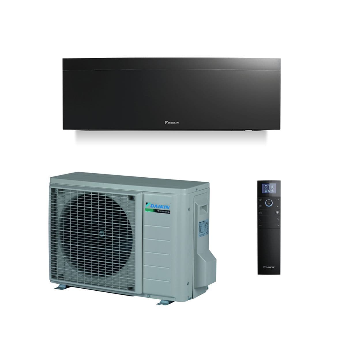 Daikin Air Conditioning FTXJ25AB RXJ25M9 Emura Black Wall Heat Pump Air Purifier 2.5Kw/9000Btu R32